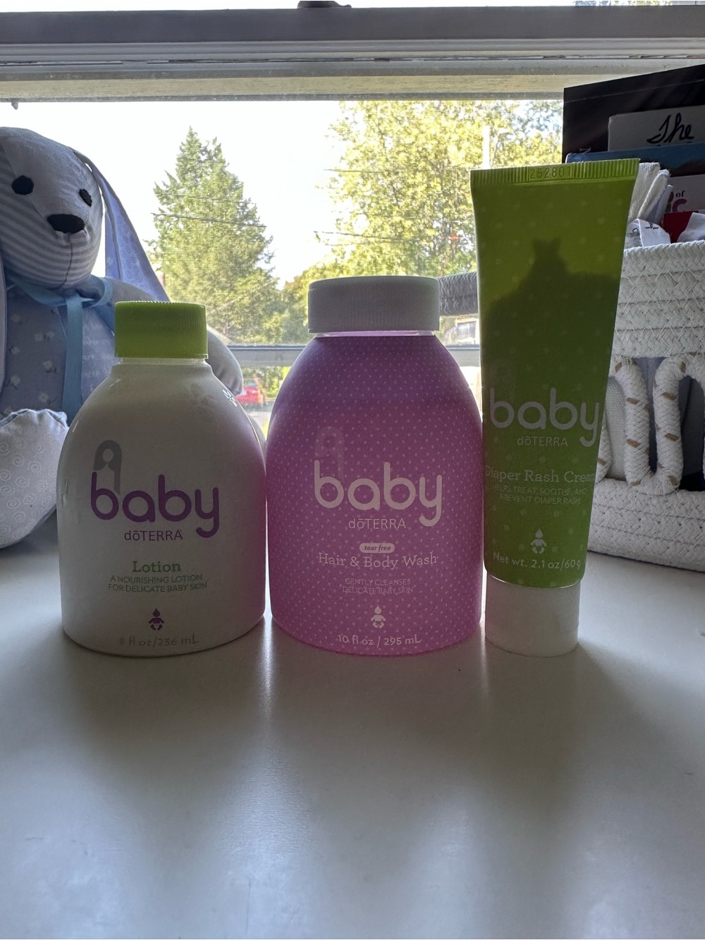 dōTERRA Baby Collection (Lotion, Wash, Diaper Cream) + Sealed Pumps